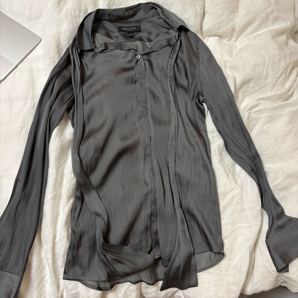 Banana Republic - Grey Dillion Shirt, Size XXS - Picture 1 of 1